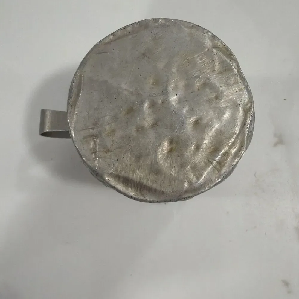 Vintage Aluminum Measuring Cup Metal 1 Cup 8 oz Handle Spout Country Decor